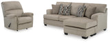 Stonemeade Sofa Chaise and Recliner