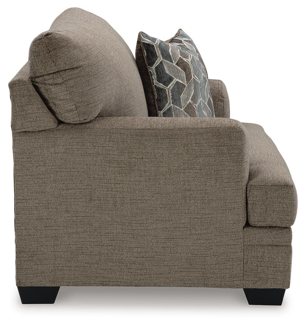 Stonemeade Sofa Chaise, Oversized Chair and Ottoman