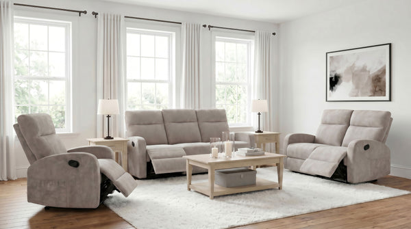 Hamilton Reclining Living Room Set Sand