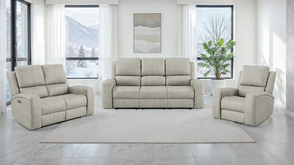 Brickston Power Reclining Living Room Set Mushroom