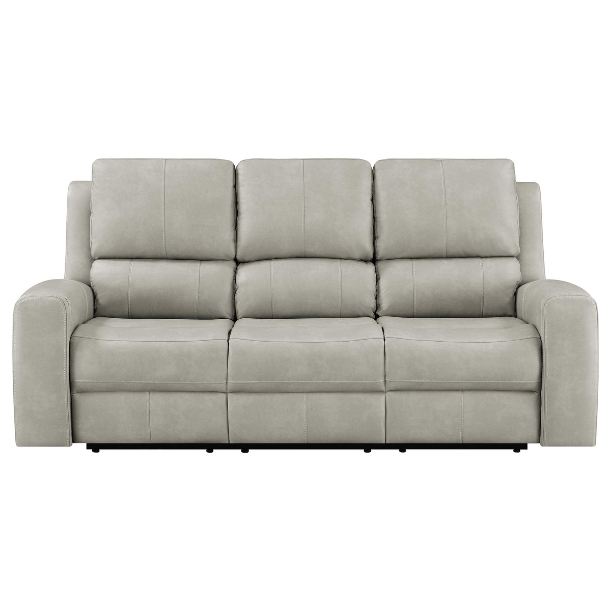 Brickston Triple Power Reclining Sofa Mushroom