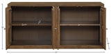 77052Brown-T-2PC Brown dimensions