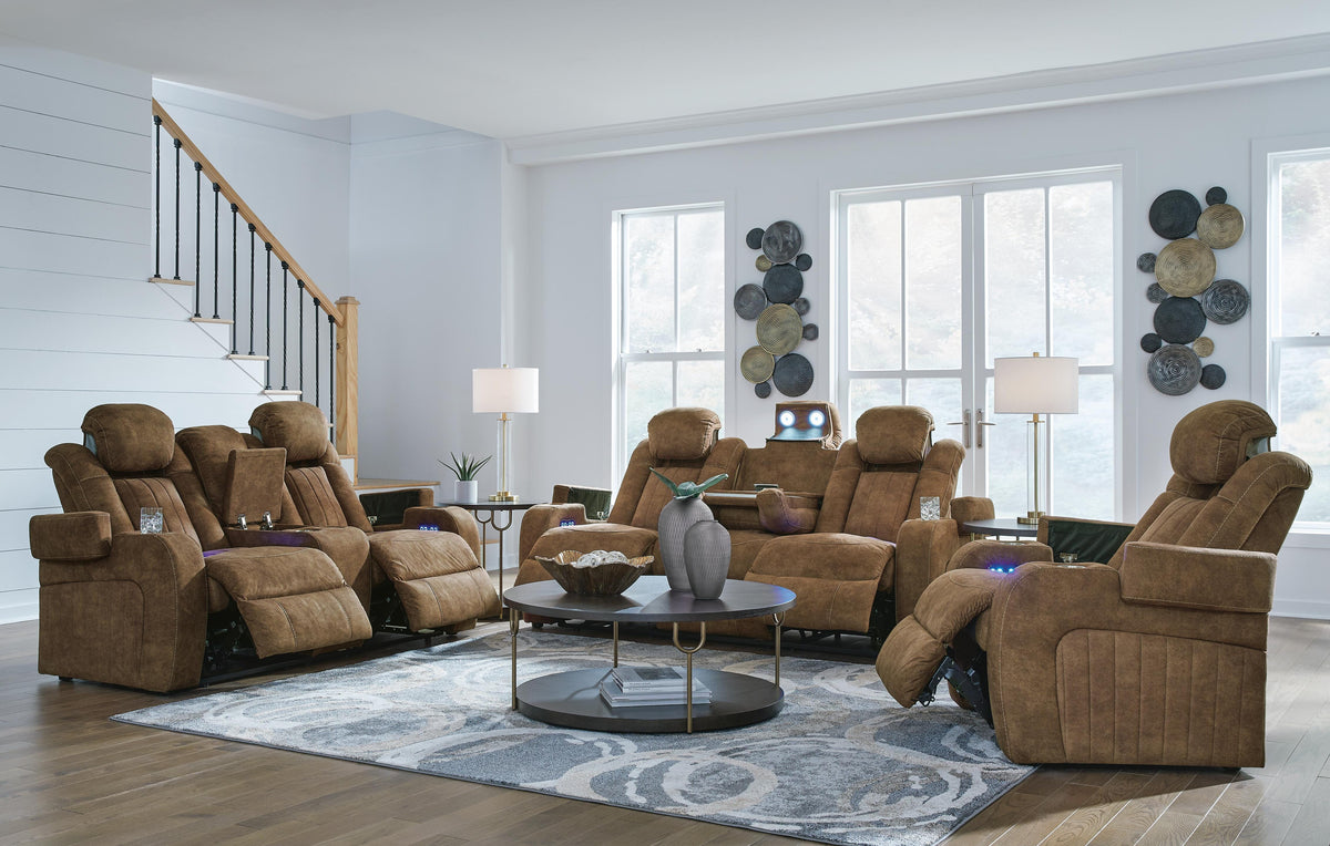 Wolfridge Power Reclining Sofa, Loveseat and Recliner