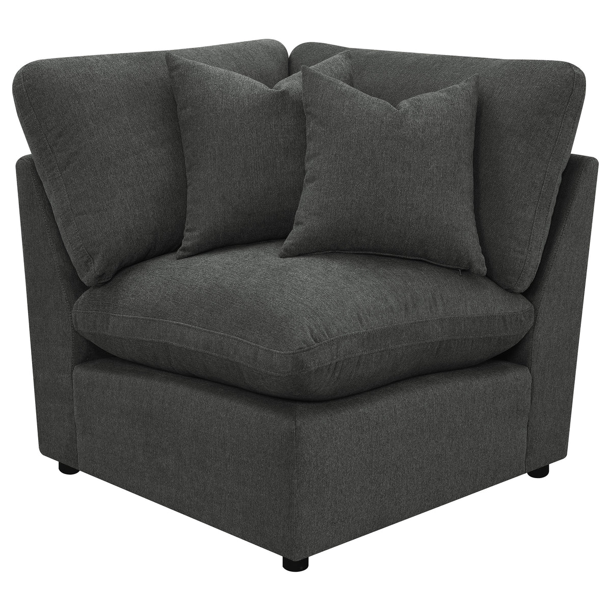 Collins Modular Corner Chair Dark Grey