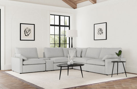 Collins 6-piece Modular Power Reclining Sectional Grey