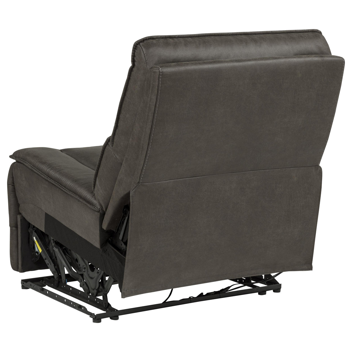 Marcell Transitional Armless Power Recliner Module Grey