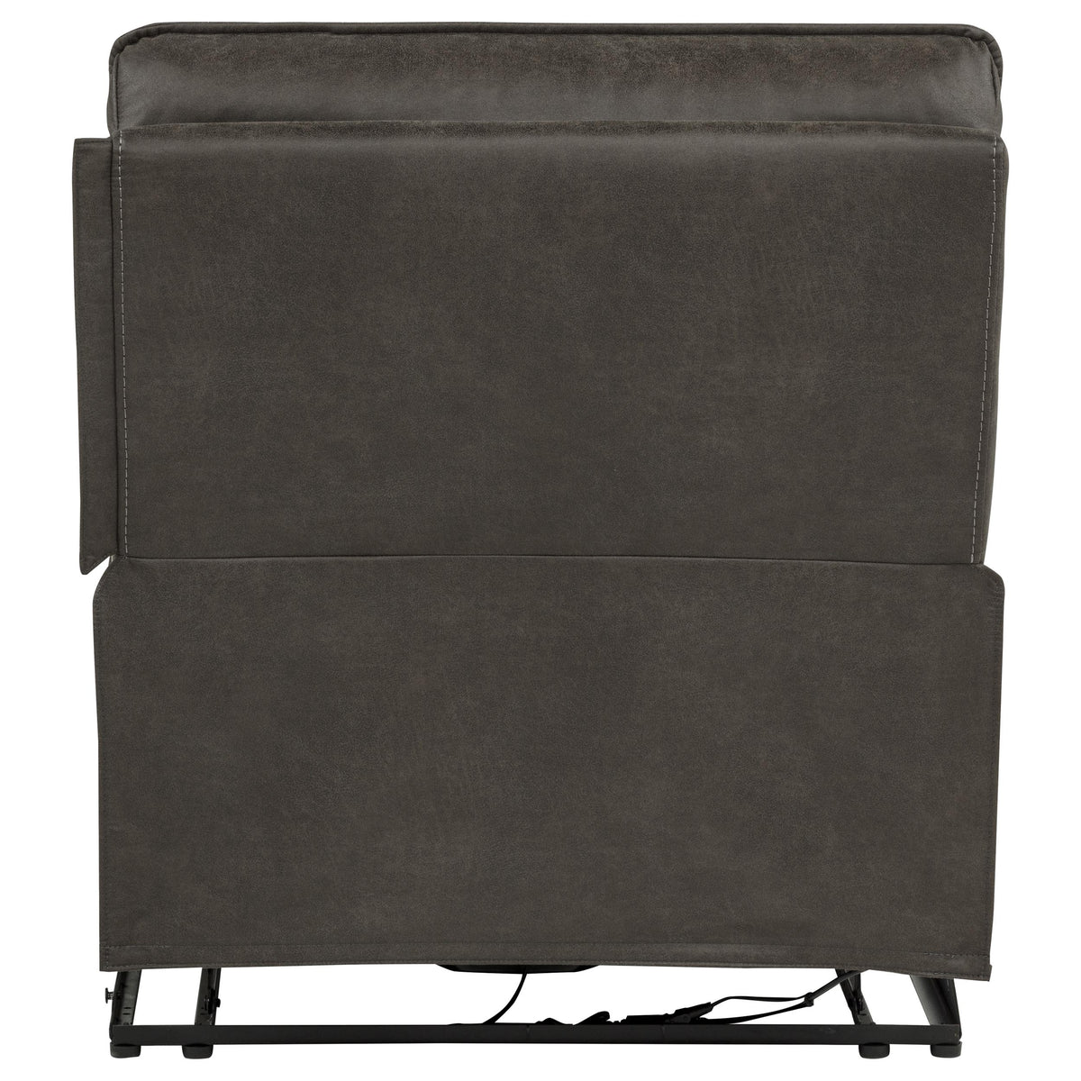 Marcell Transitional Armless Power Recliner Module Grey