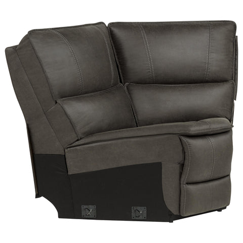 Marcell Transitional Upholstered Modular Sectional Corner Wedge Grey