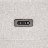 Kennett Chenille Upholstered Power Recliner Chair Ivory
