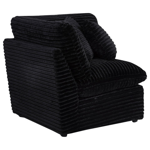 Collins Modular Corner Chair Black