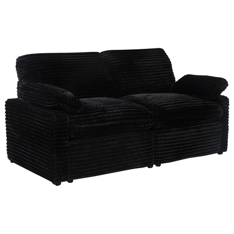 Collins Modular Power Loveseat Black