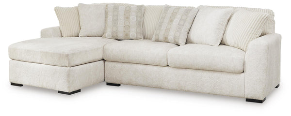 Chessington Ivory 2-Piece Sectional with Left-Arm Facing Chaise
