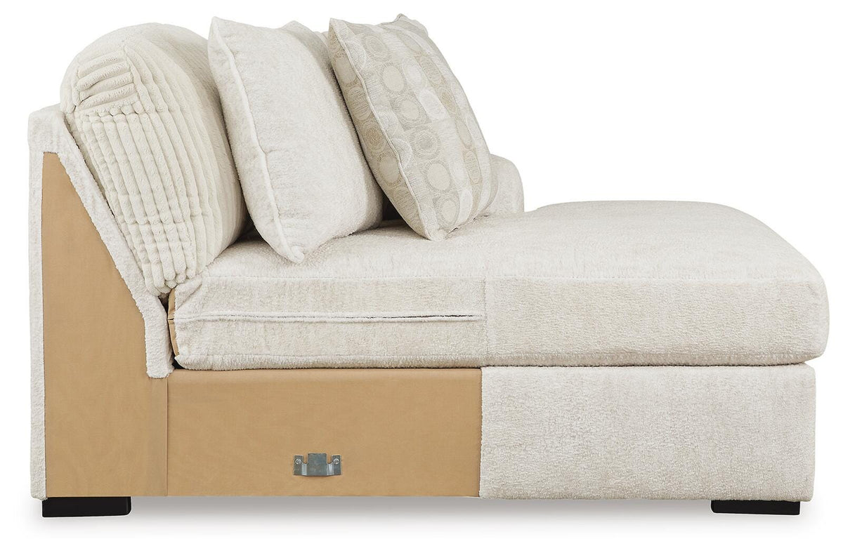 Chessington 4-Piece Sectional and Oversized Accent Ottoman