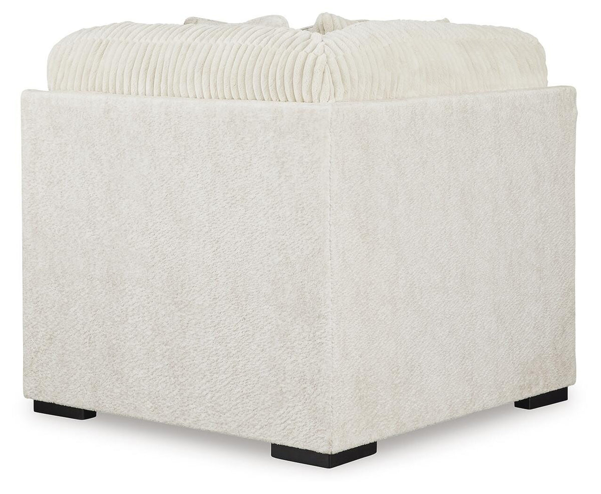 Chessington 4-Piece Sectional and Oversized Accent Ottoman