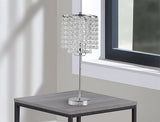 Chandelier Chrome 19" Table Lamp - Crown Mark | Olivia Furniture