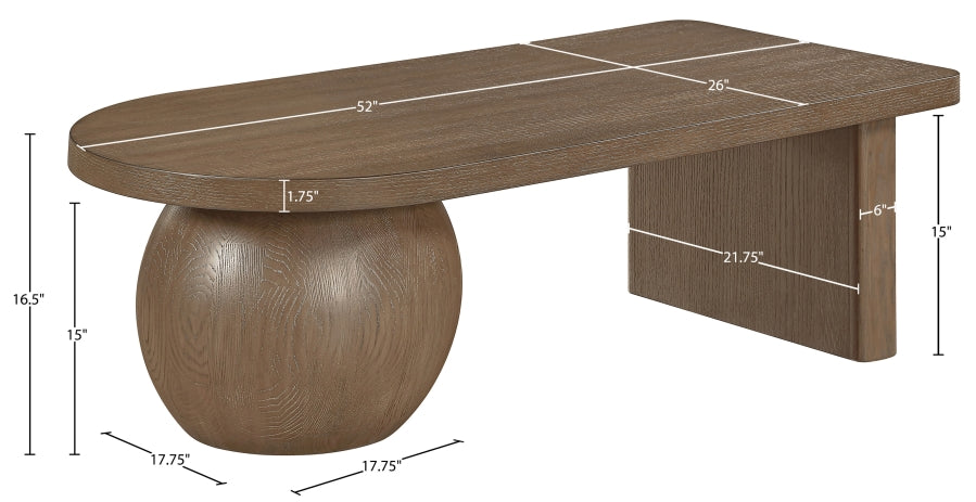 22050Brown-CT Brown dimensions