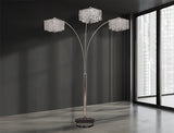 Crystal Chrome 87" Floor Lamp - Crown Mark | Olivia Furniture
