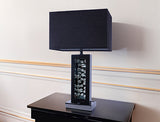 Monica Black Table Lamp - Crown Mark | Olivia Furniture