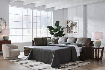 Castille Way Right-Arm Facing Queen Sofa Chaise Sleeper