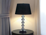 Stacked Ball Chrome 29" Table Lamp, Set of 2 - Crown Mark | Olivia Furniture