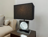 Monica Black Nickel Table Lamp - Crown Mark | Olivia Furniture