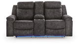 Brysonview Reclining Loveseat with Console