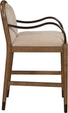 Cambria Fabric Upholstered Counter Stool — 75032-C - Beige - 75032Beige-C alternate view 3