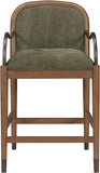 Cambria Fabric Upholstered Counter Stool — 75032-C - Green - 75032Green-C alternate view 2