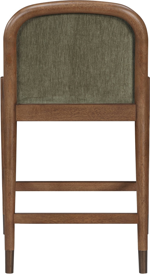 Cambria Fabric Upholstered Counter Stool — 75032-C - Green - 75032Green-C alternate view 4