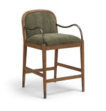 Cambria Fabric Upholstered Counter Stool — 75032-C - Green - 75032Green-C