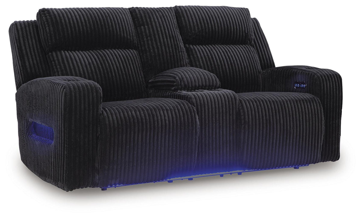 Belvarrow Power Reclining Sofa and Loveseat