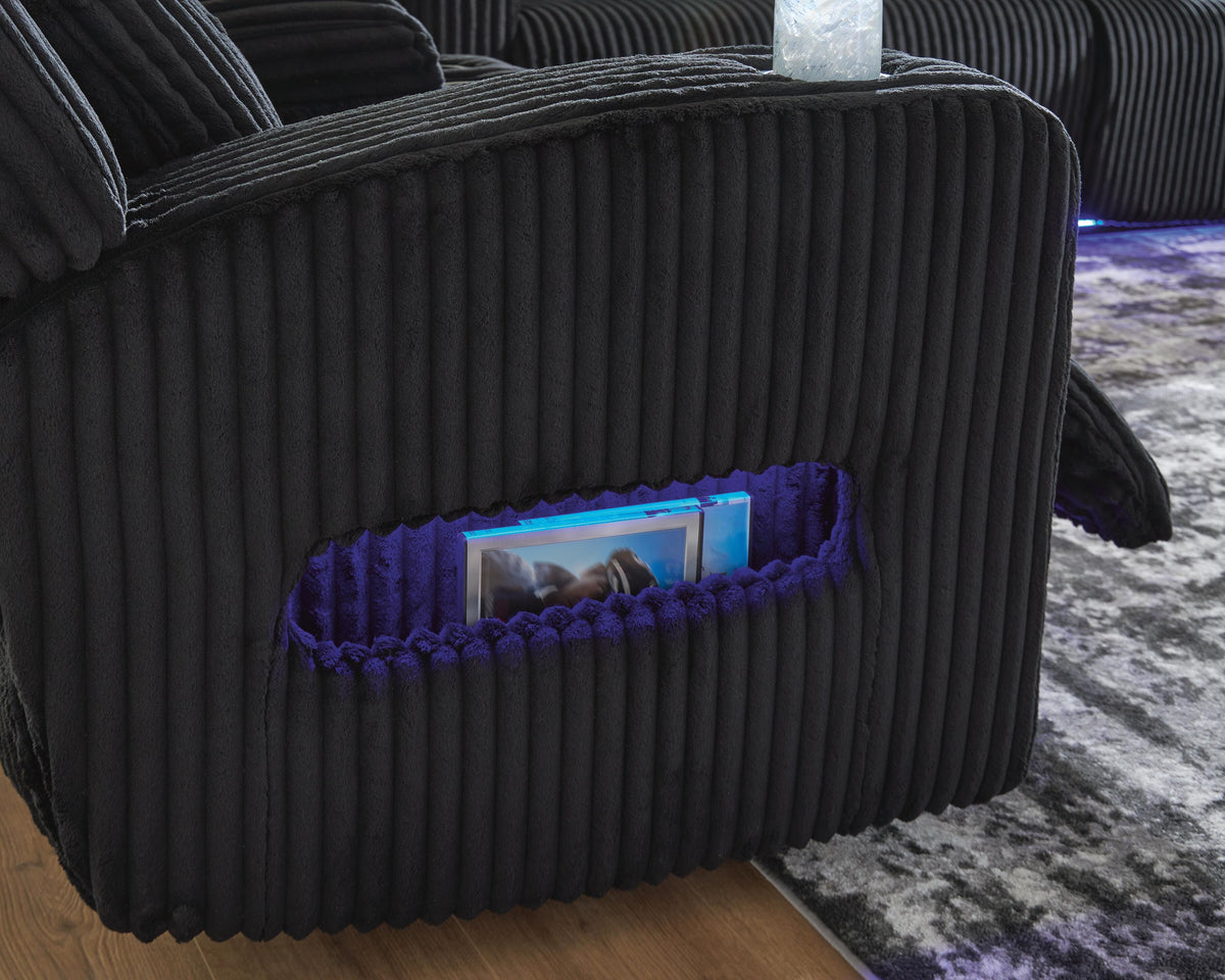 Belvarrow Power Reclining Loveseat with Console