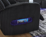 Belvarrow Power Reclining Loveseat with Console