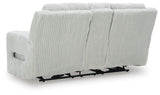 Carvara Power Reclining Loveseat with Console