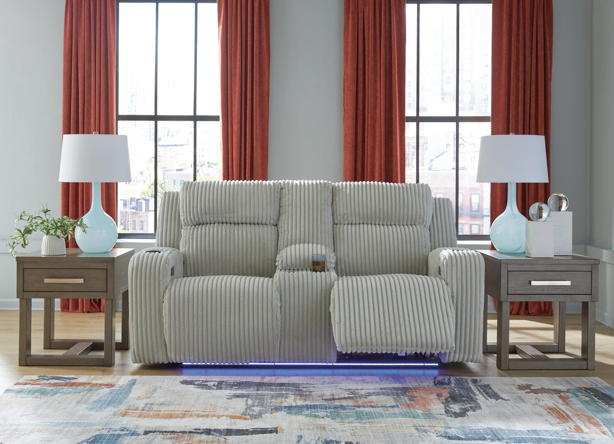 Carvara Power Reclining Sofa and Loveseat