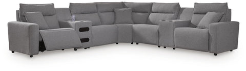 Modmax II 7-Piece Power Reclining Sectional with Audio Consoles