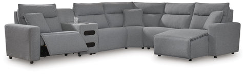 Modmax II 6-Piece Reclining Sectional with Chaise and Audio Console
