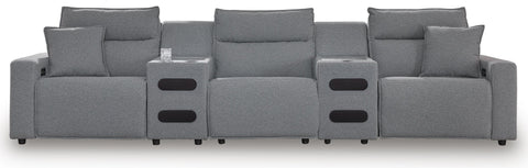 Modmax II 5-Piece Power Reclining Sectional with Audio Consoles