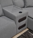 Modmax II 6-Piece Reclining Sectional with Chaise and Audio Console