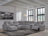 Modmax II 7-Piece Power Reclining Sectional with Chaise and Audio Consoles