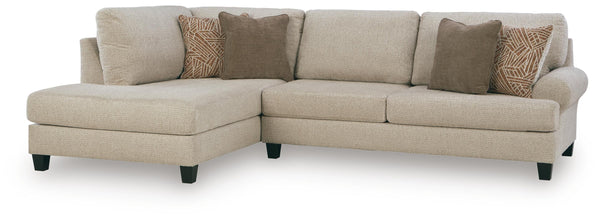 Steelwater Retreat Latte 2-Piece Sectional with Left-Arm Facing Chaise