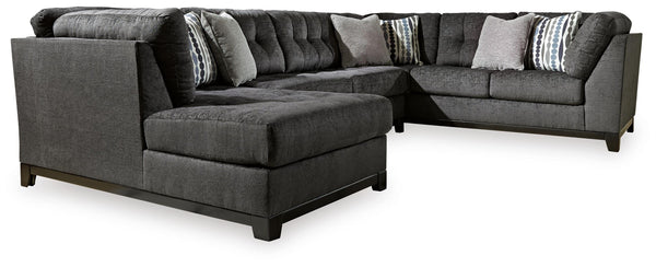 Reidshire Steel 3-Piece Sectional with Left-Arm Facing Chaise