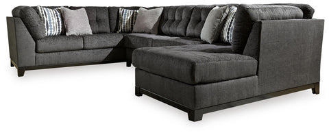 Reidshire Steel 3-Piece Sectional with Right-Arm Facing Chaise