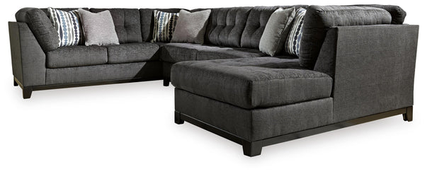 Reidshire Steel 3-Piece Sectional with Right-Arm Facing Chaise