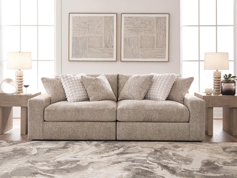 Nexora-Court 2-Piece Sectional Loveseat