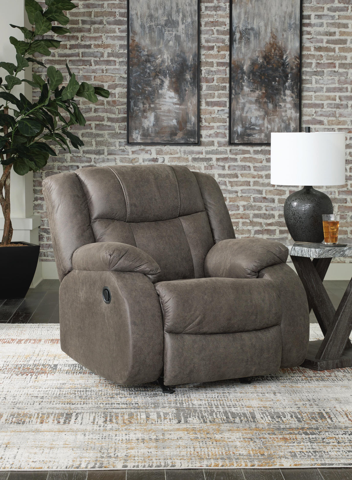 First Base Reclining Loveseat and 2 Recliners