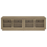 Medina 4-Door TV Stand for TVs up to 85 Inches Latte