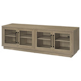 Medina 4-Door TV Stand for TVs up to 85 Inches Latte