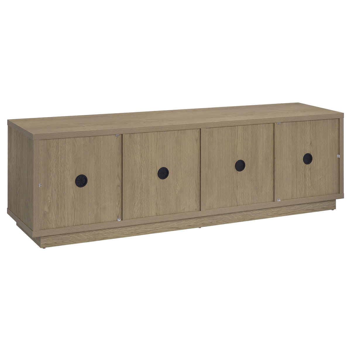 Medina 4-Door TV Stand for TVs up to 85 Inches Latte