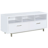 Casey 2-drawer Engineered Wood 60-inch TV Stand White